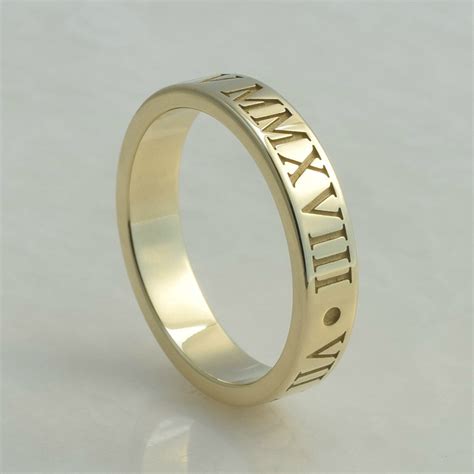 cartier roman numeral ring